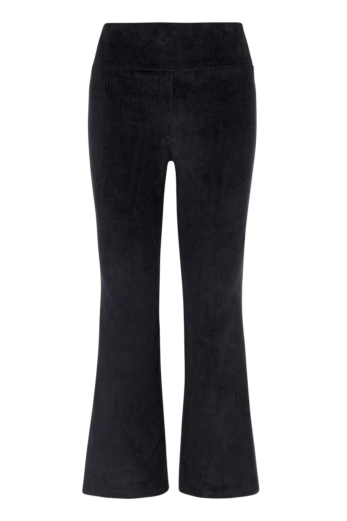 Black Corduroy Ankle Flare Pants sold by SPRWMN product image thumbnail 2