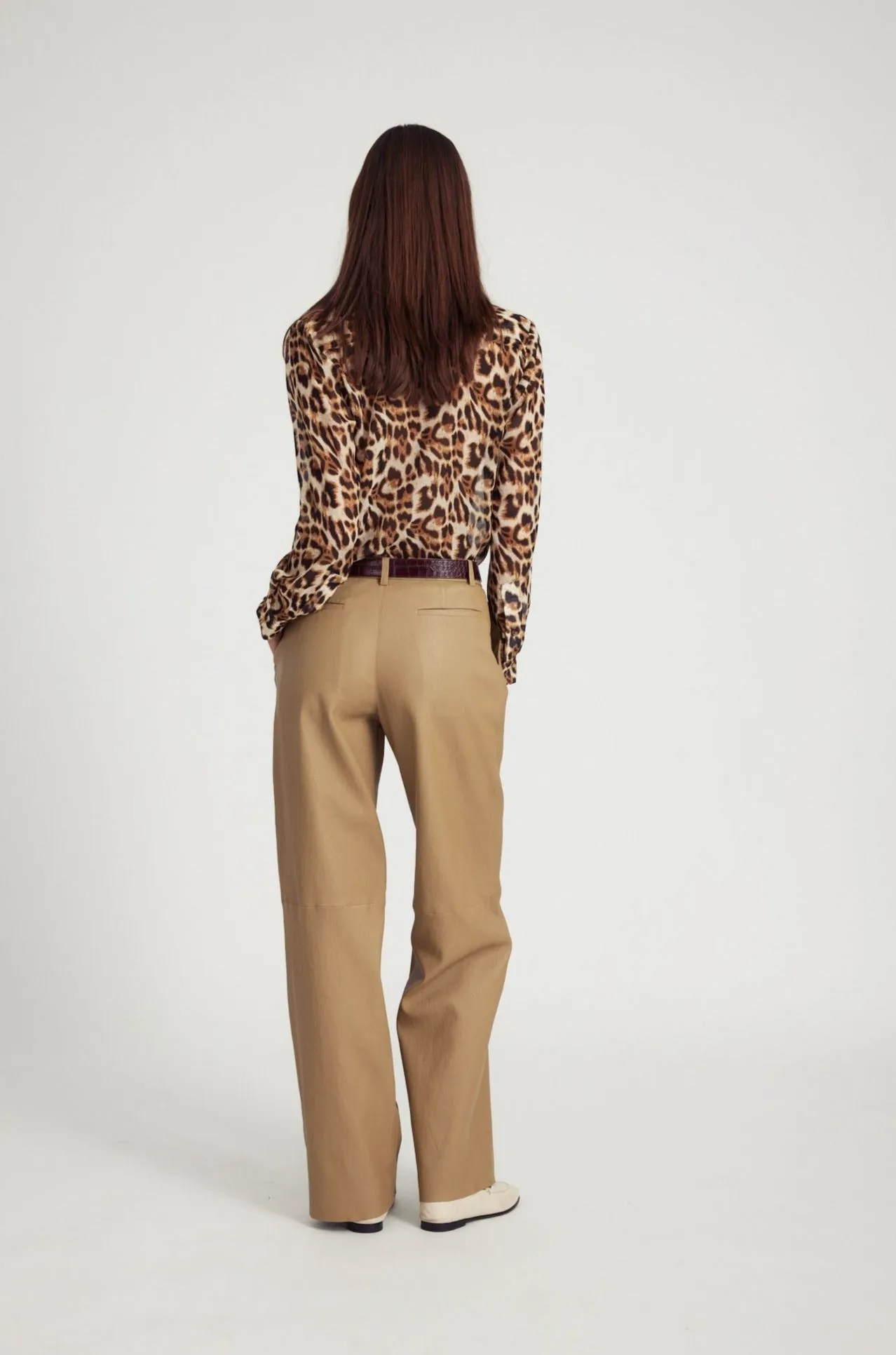 Leather Pleated Trousers sold by SPRWMN product image thumbnail 5
