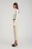Off White Leather 5 Pocket Straight Leg Pants sold by SPRWMN