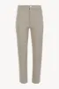 Off White Leather 5 Pocket Straight Leg Pants sold by SPRWMN