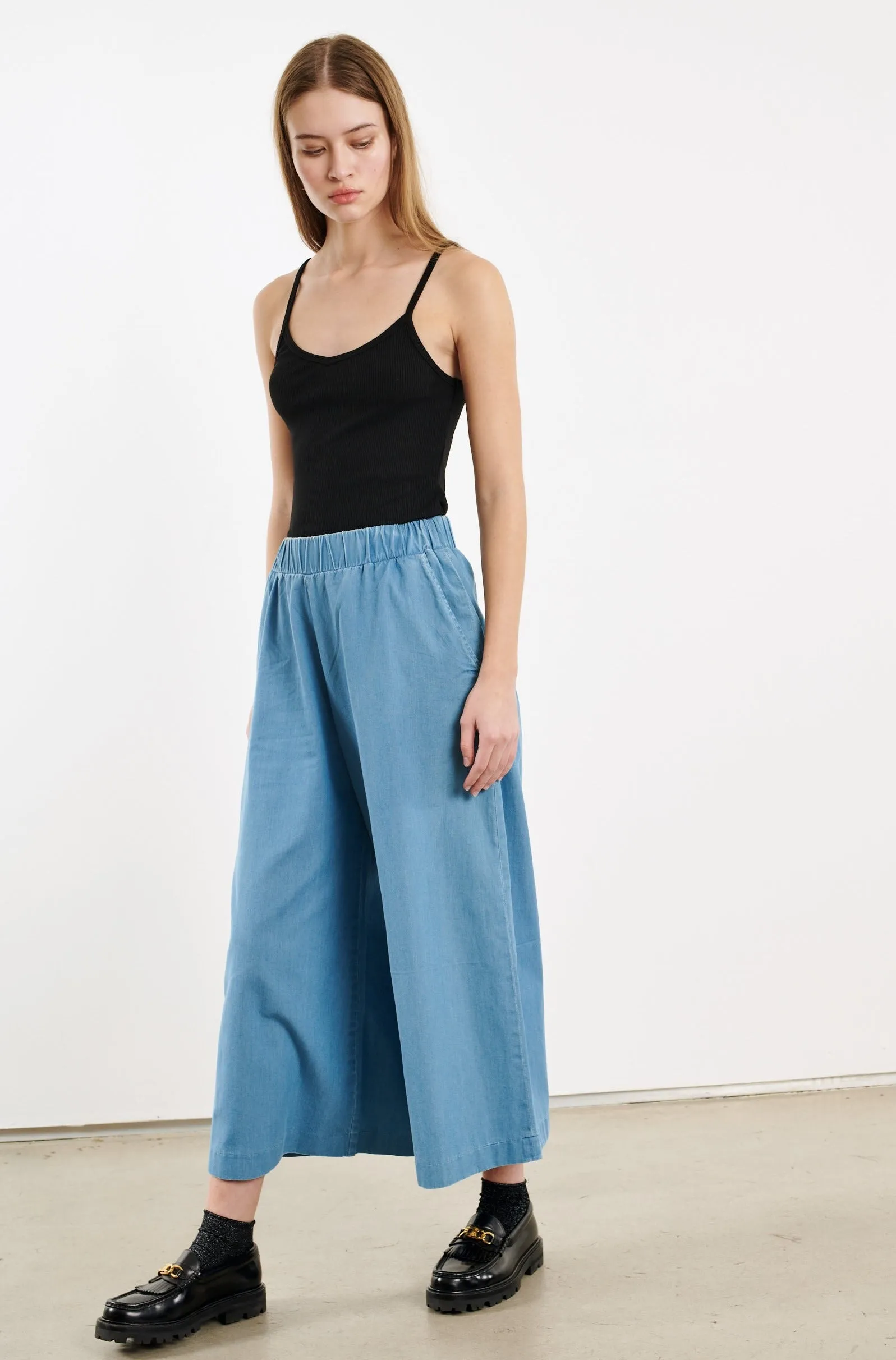 Chambray Culotte sold by SPRWMN product image thumbnail 2