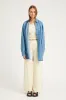 Vintage White Rib Wide Leg Pants sold by SPRWMN