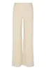 Vintage White Rib Wide Leg Pants sold by SPRWMN