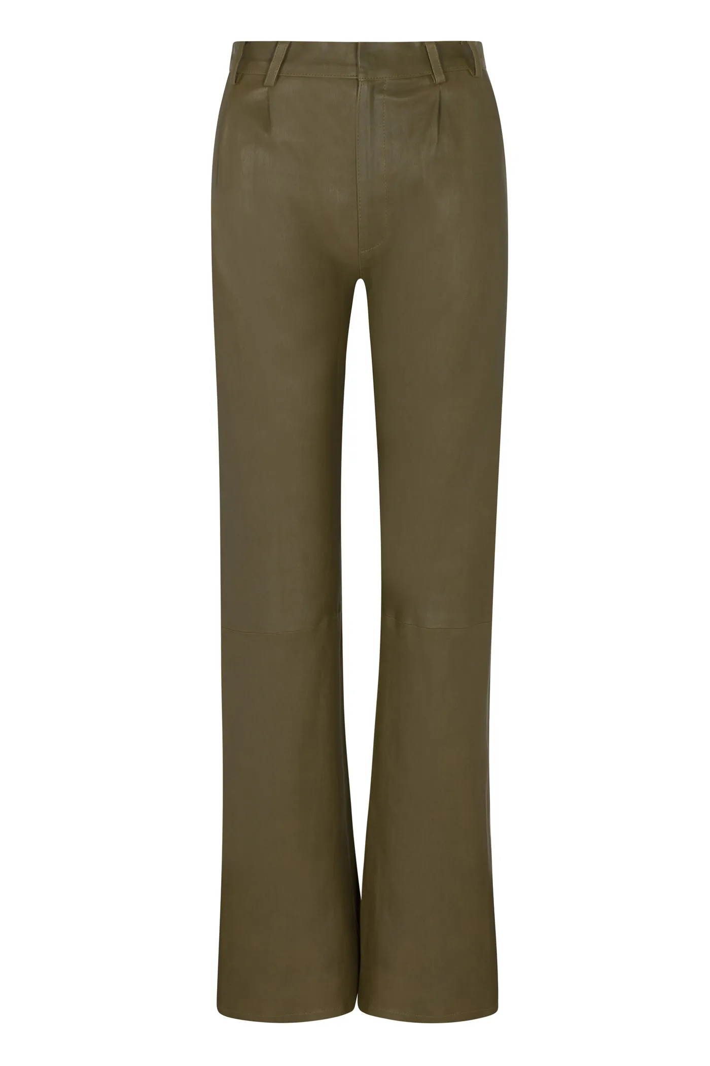 Moss Leather Straight Leg Trousers sold by SPRWMN product image thumbnail 2