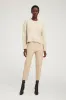 Latte Leather Joggers sold by SPRWMN