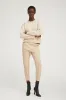 Latte Leather Joggers sold by SPRWMN