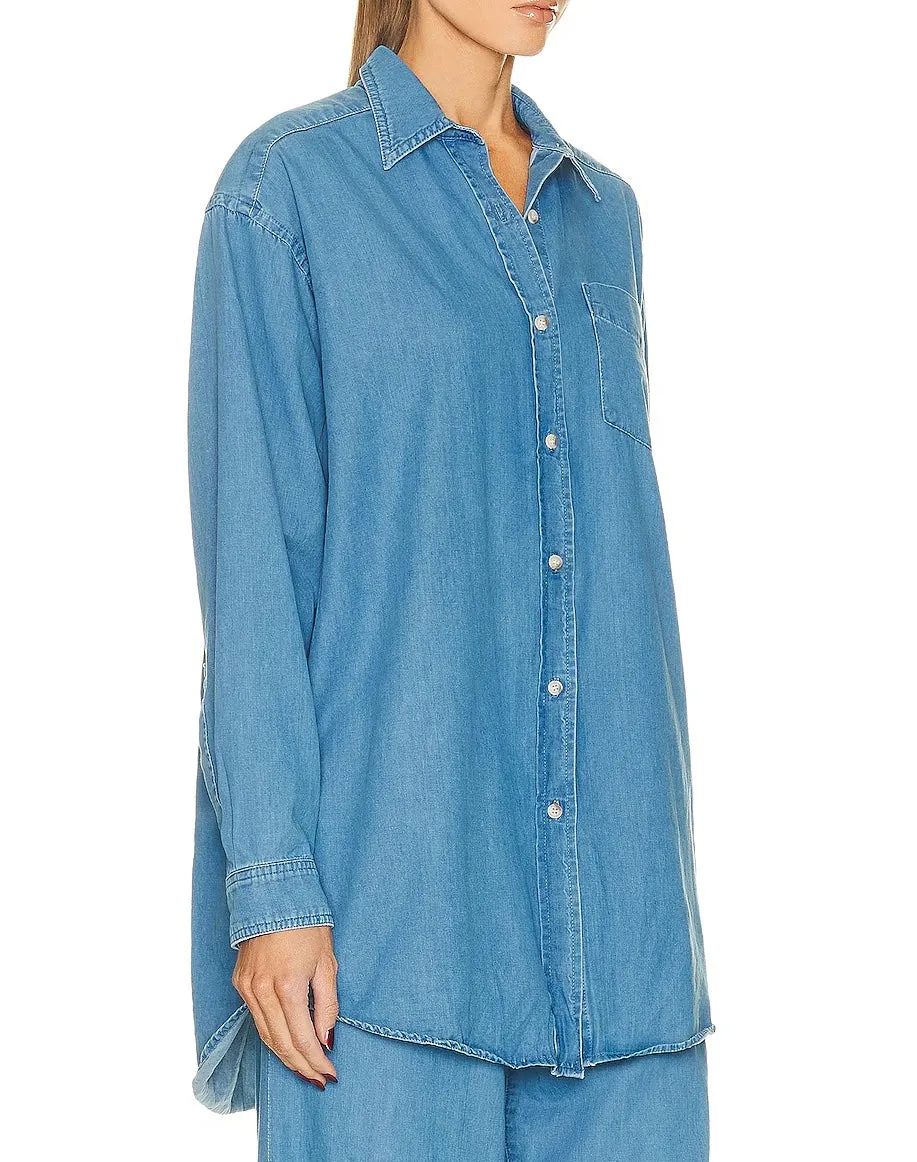 Chambray Oversized Shirt sold by SPRWMN product image thumbnail 3