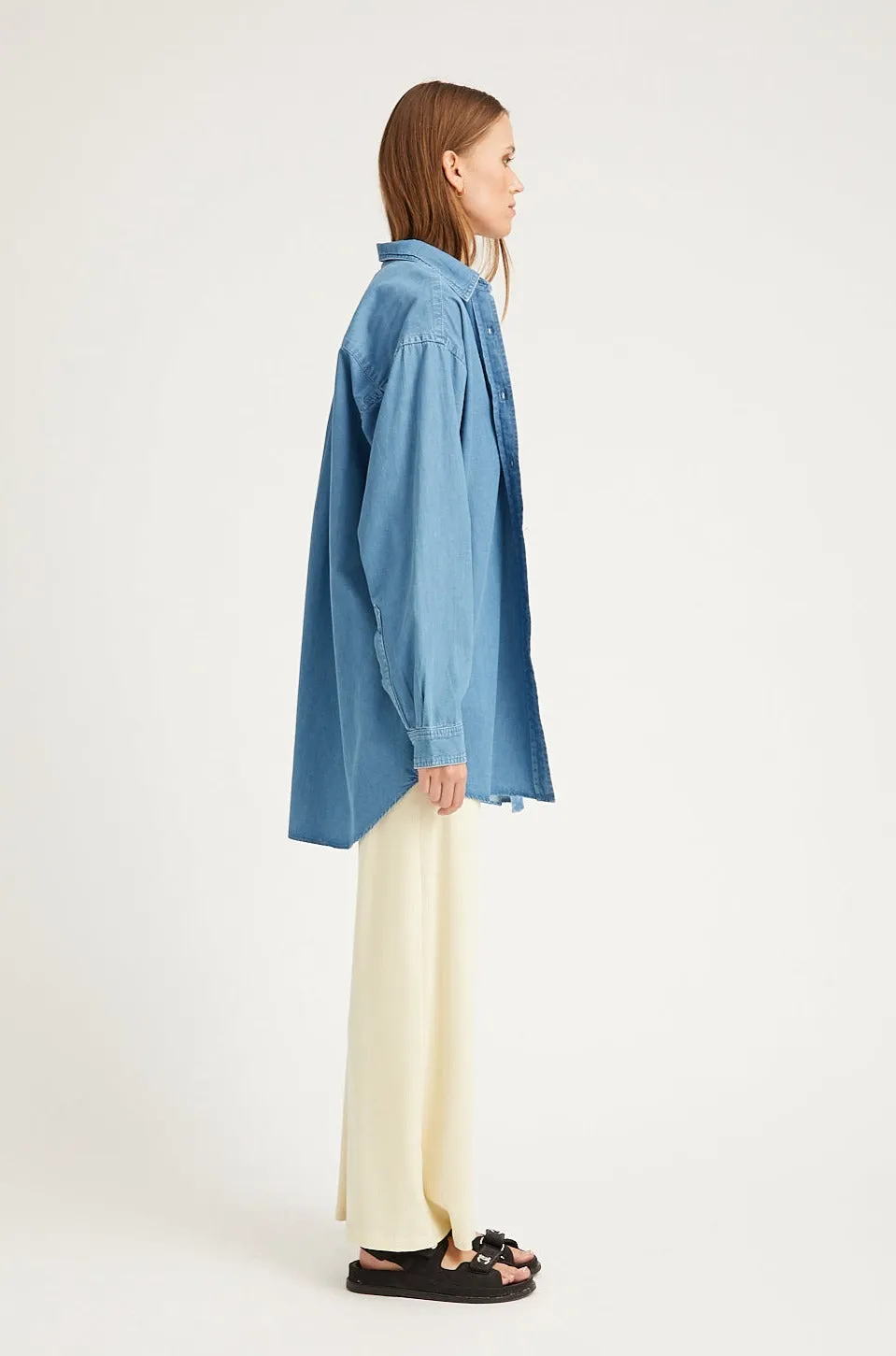Chambray Oversized Shirt sold by SPRWMN product image thumbnail 4