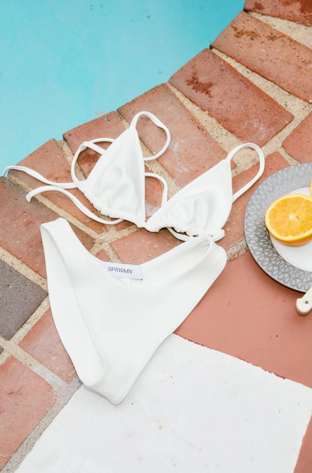 Off-White Triangle Bikini Top sold by SPRWMN product image thumbnail 4