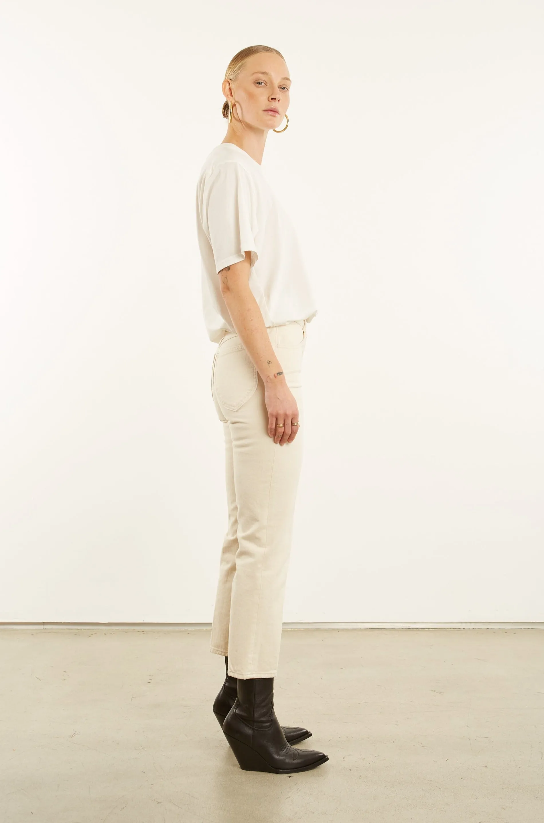 Crop Straight Leg Denim sold by SPRWMN product image thumbnail 5