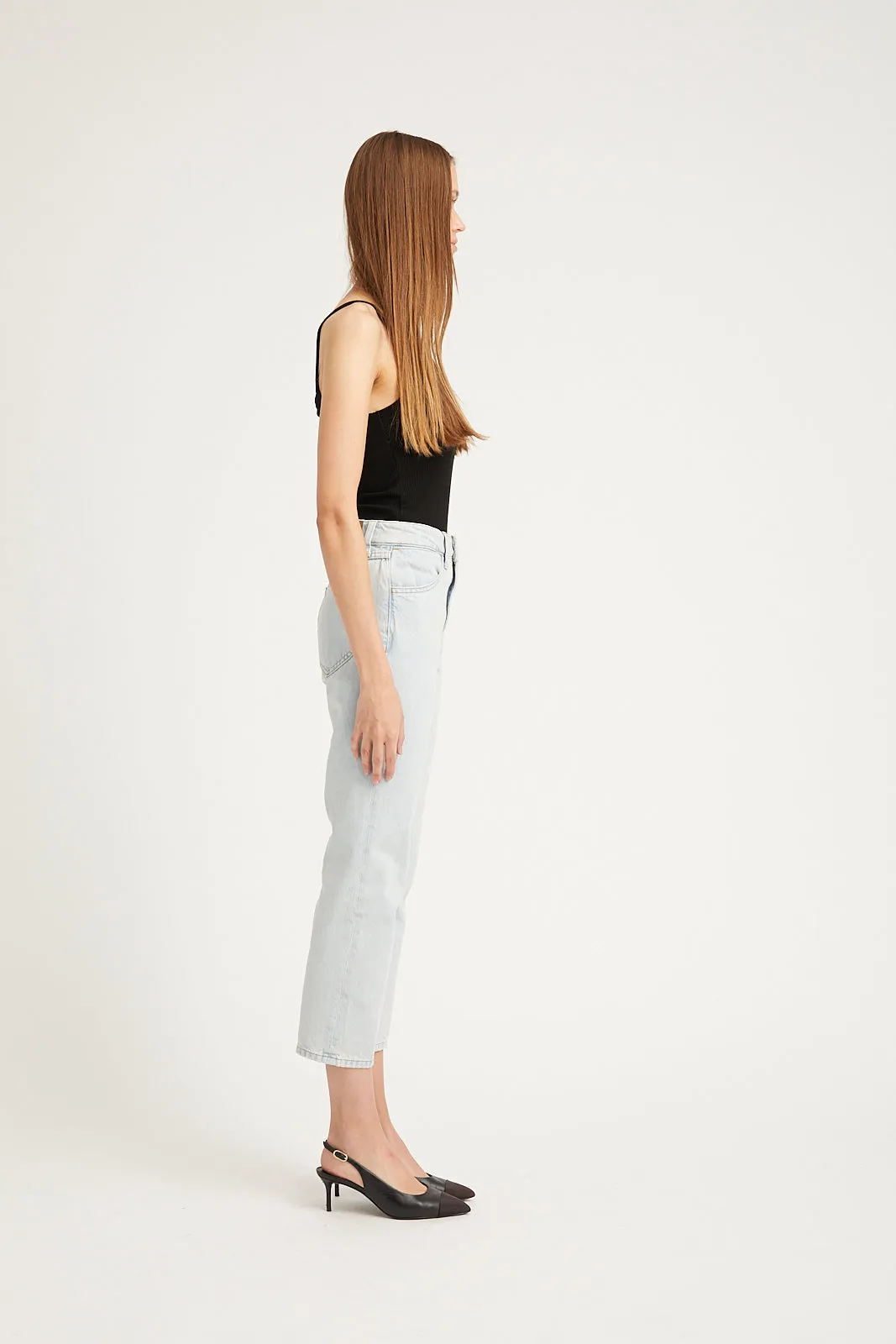 Piaf Crop Straight Leg Denim sold by SPRWMN product image thumbnail 4