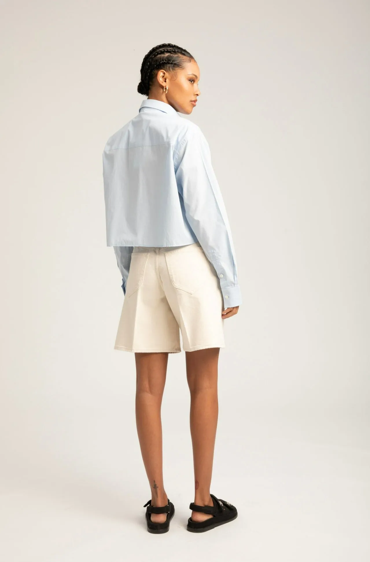 A-Line Denim Shorts sold by SPRWMN product image thumbnail 5