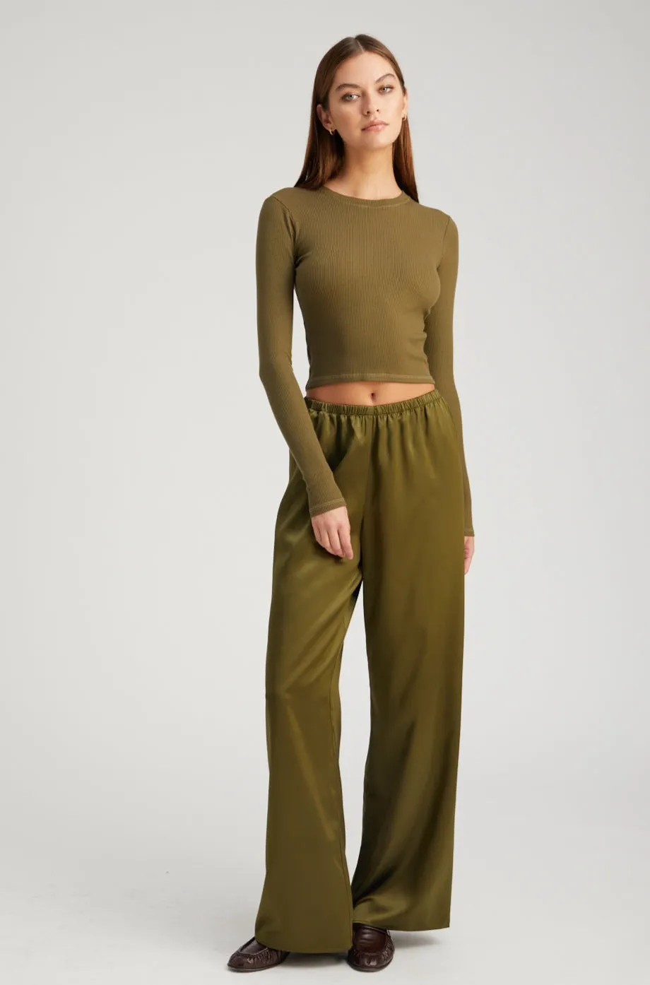 Moss Silk Easy Pants sold by SPRWMN product image thumbnail 2