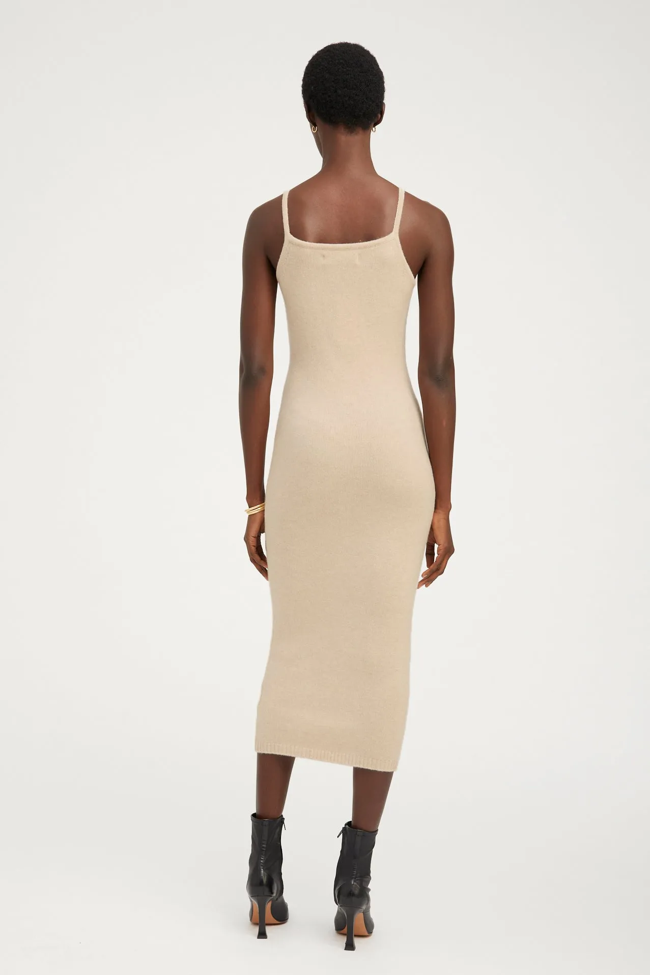 Oat Cashmere Tank Dress sold by SPRWMN product image thumbnail 4