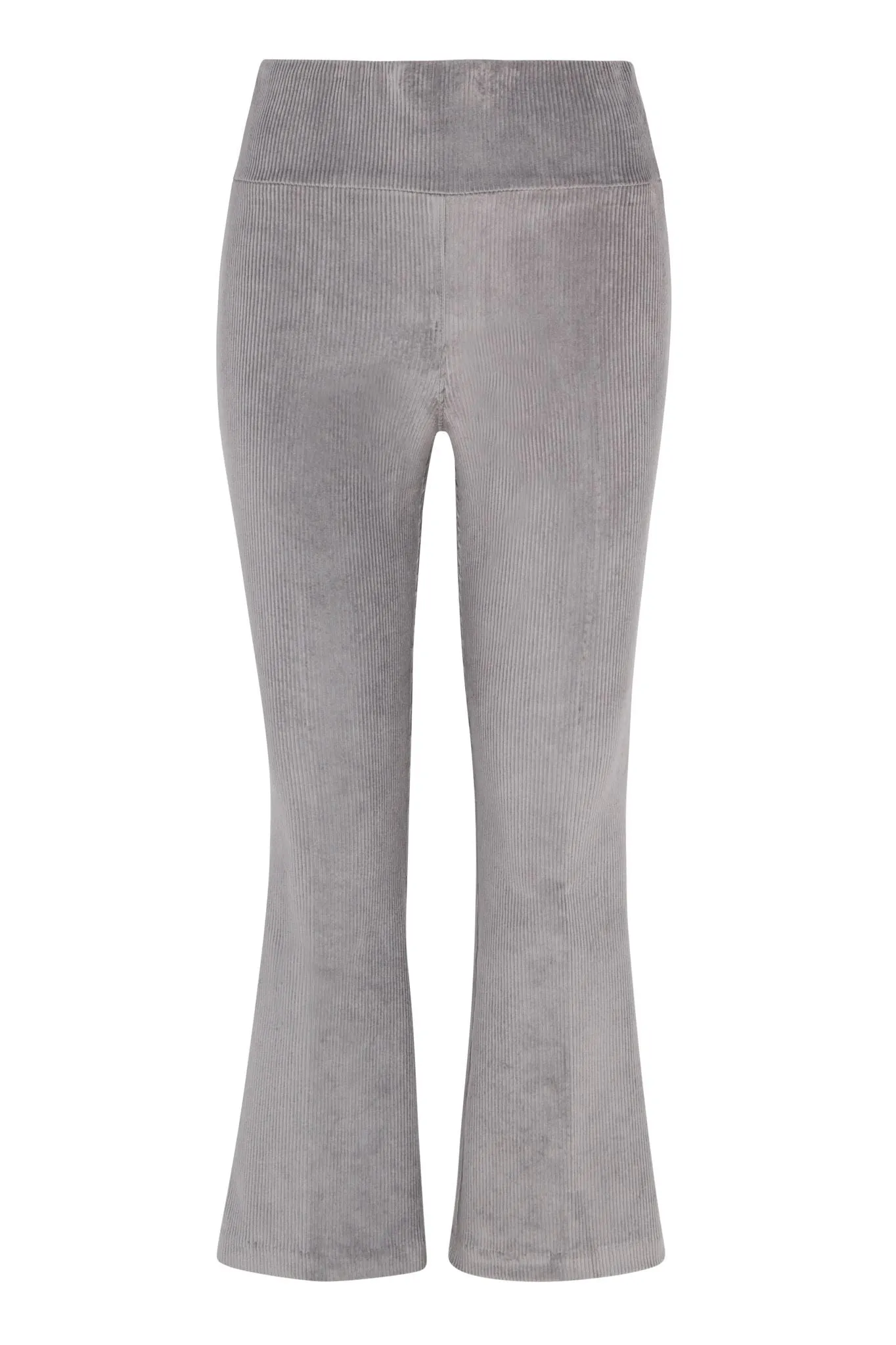Grey Corduroy Crop Flare Pants sold by SPRWMN product image thumbnail 2