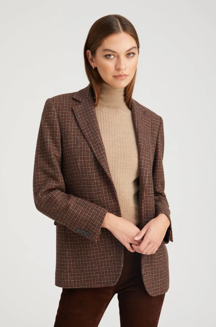 Houndstooth Wool Oversized Blazer sold by SPRWMN product image thumbnail 5