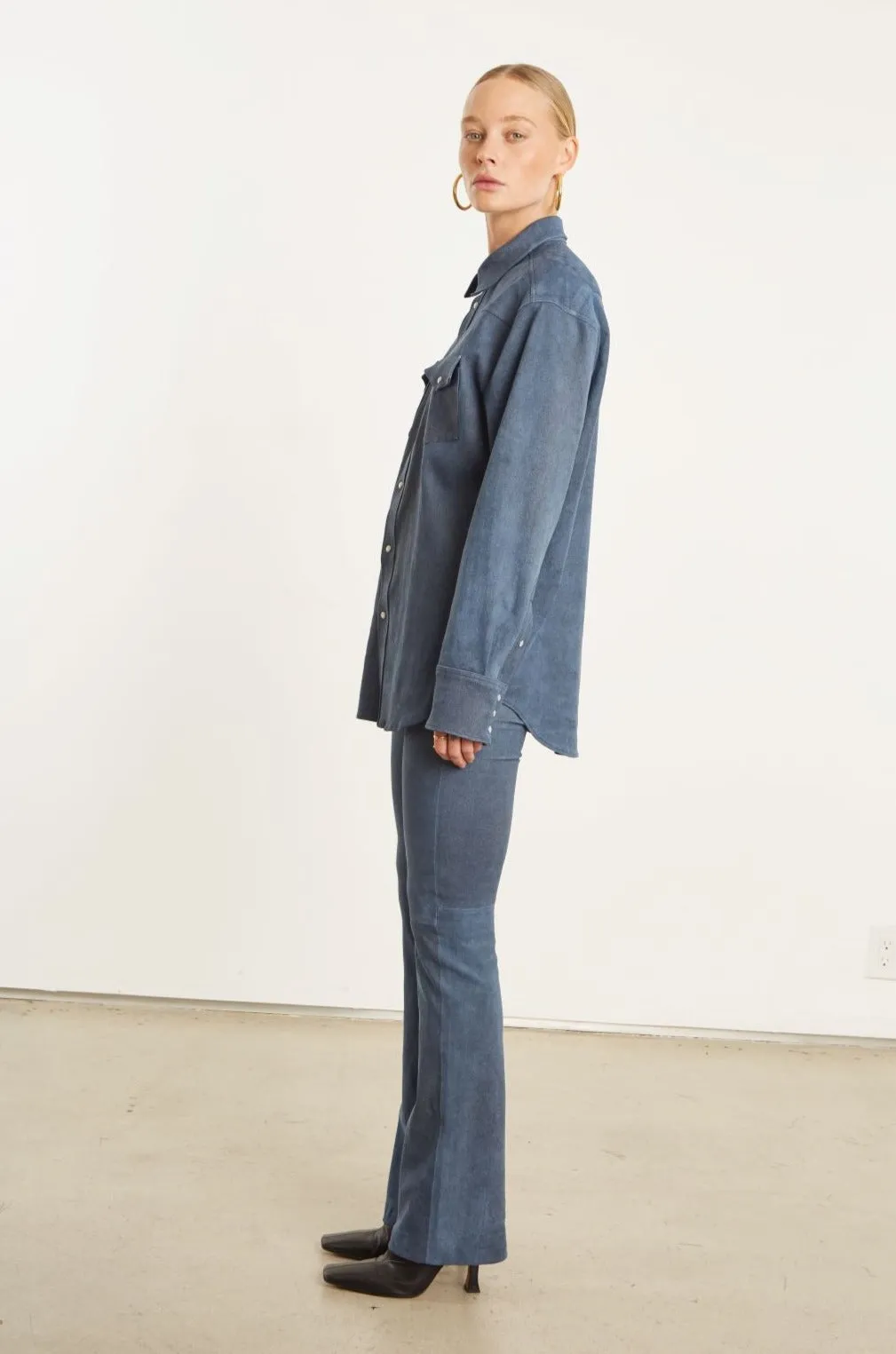 Suede Western Button Down sold by SPRWMN product image thumbnail 3