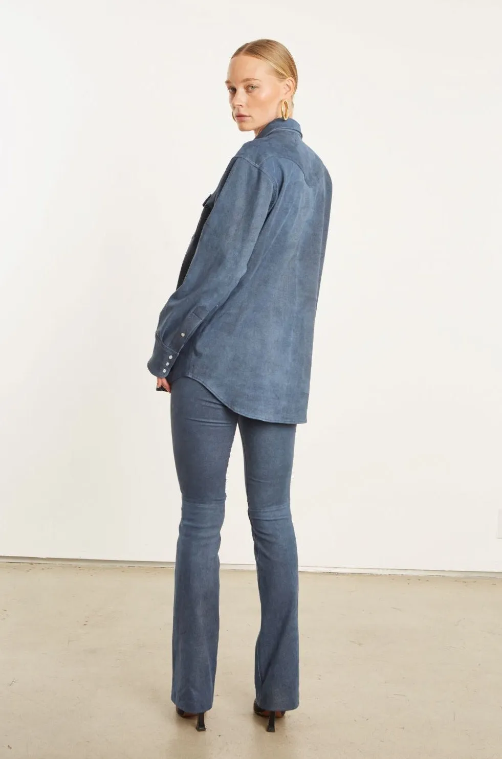 Suede Western Button Down sold by SPRWMN product image thumbnail 4