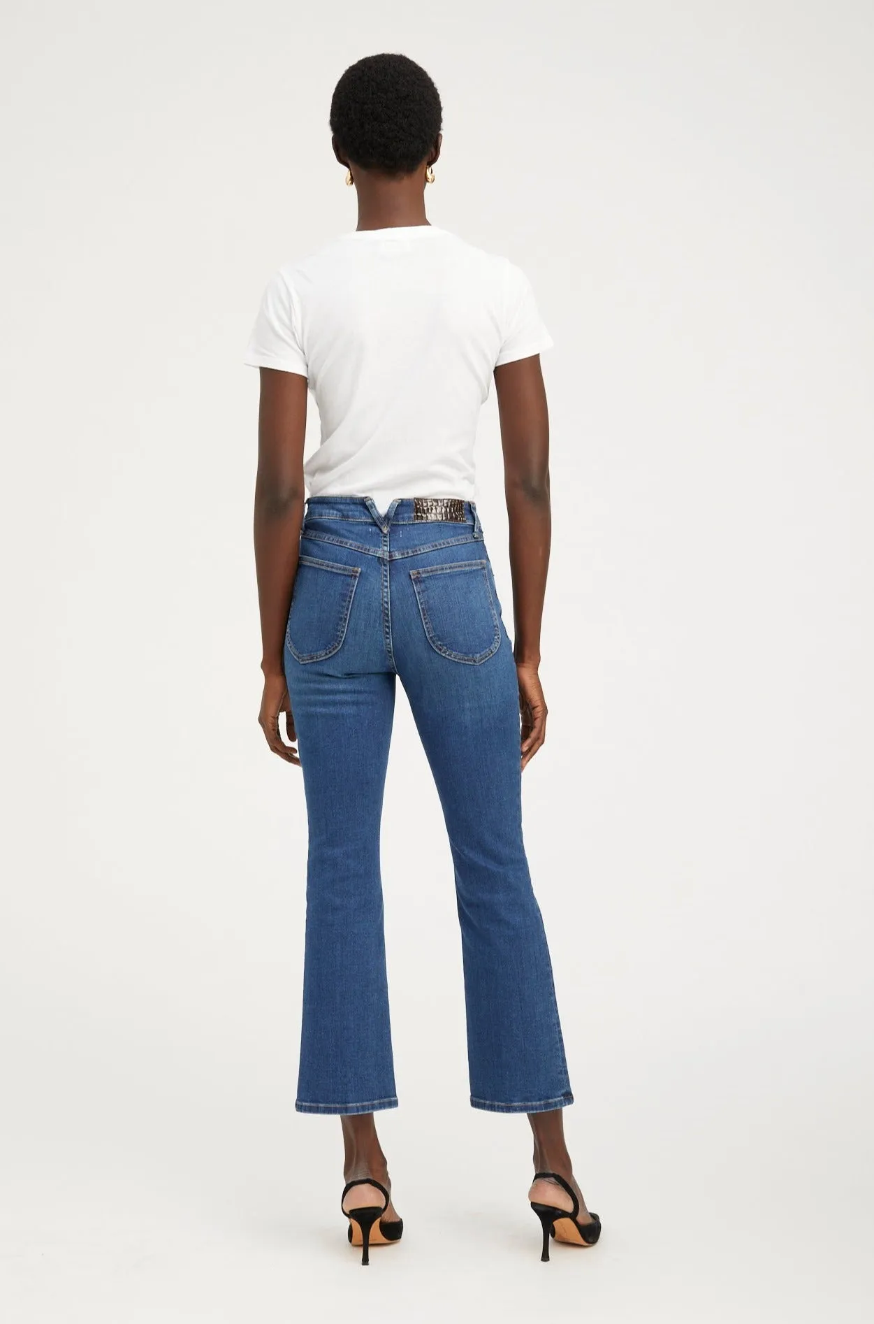 Gabrielle Ankle Flare Denim sold by SPRWMN product image thumbnail 4