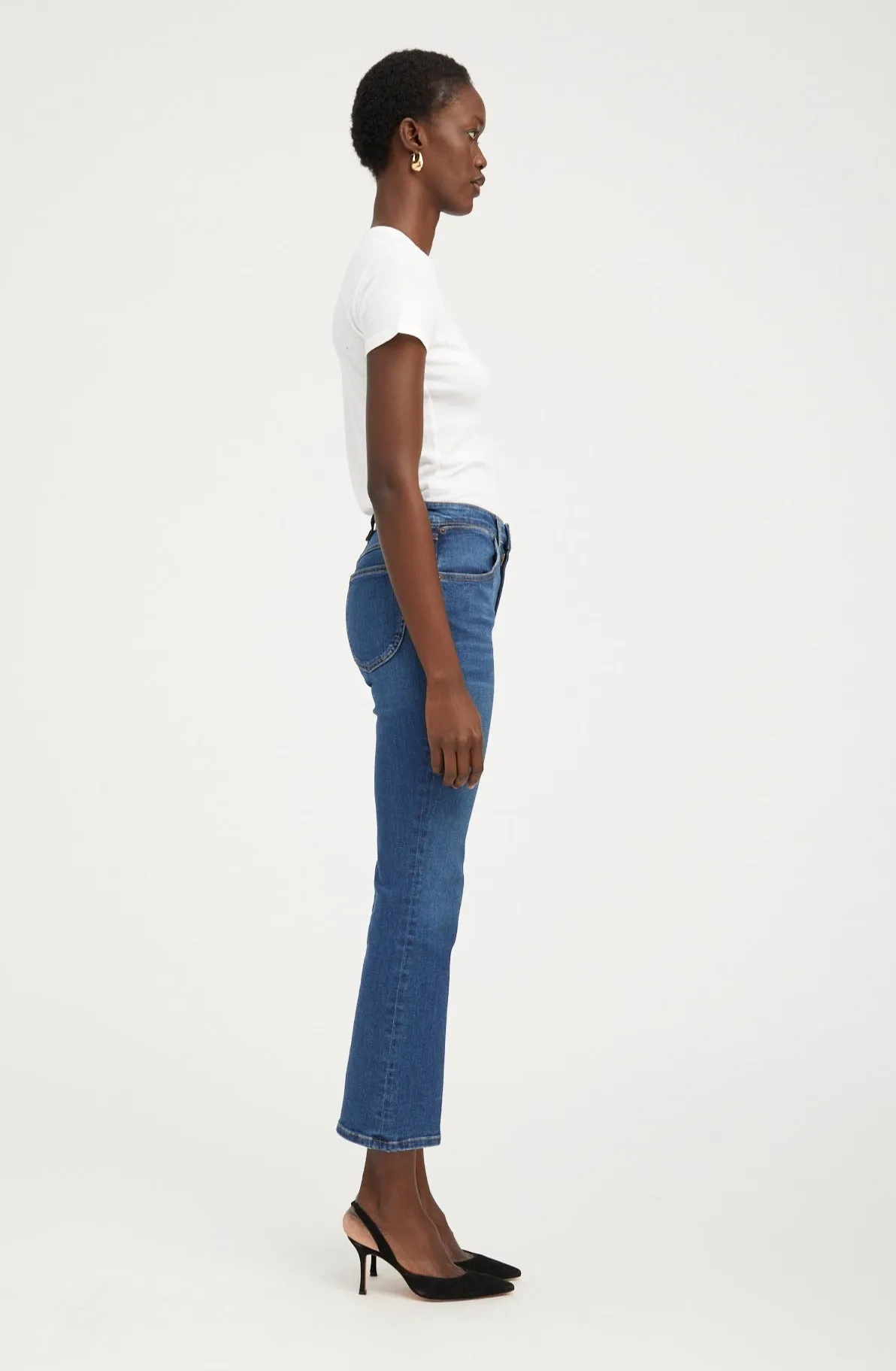 Gabrielle Ankle Flare Denim sold by SPRWMN product image thumbnail 3