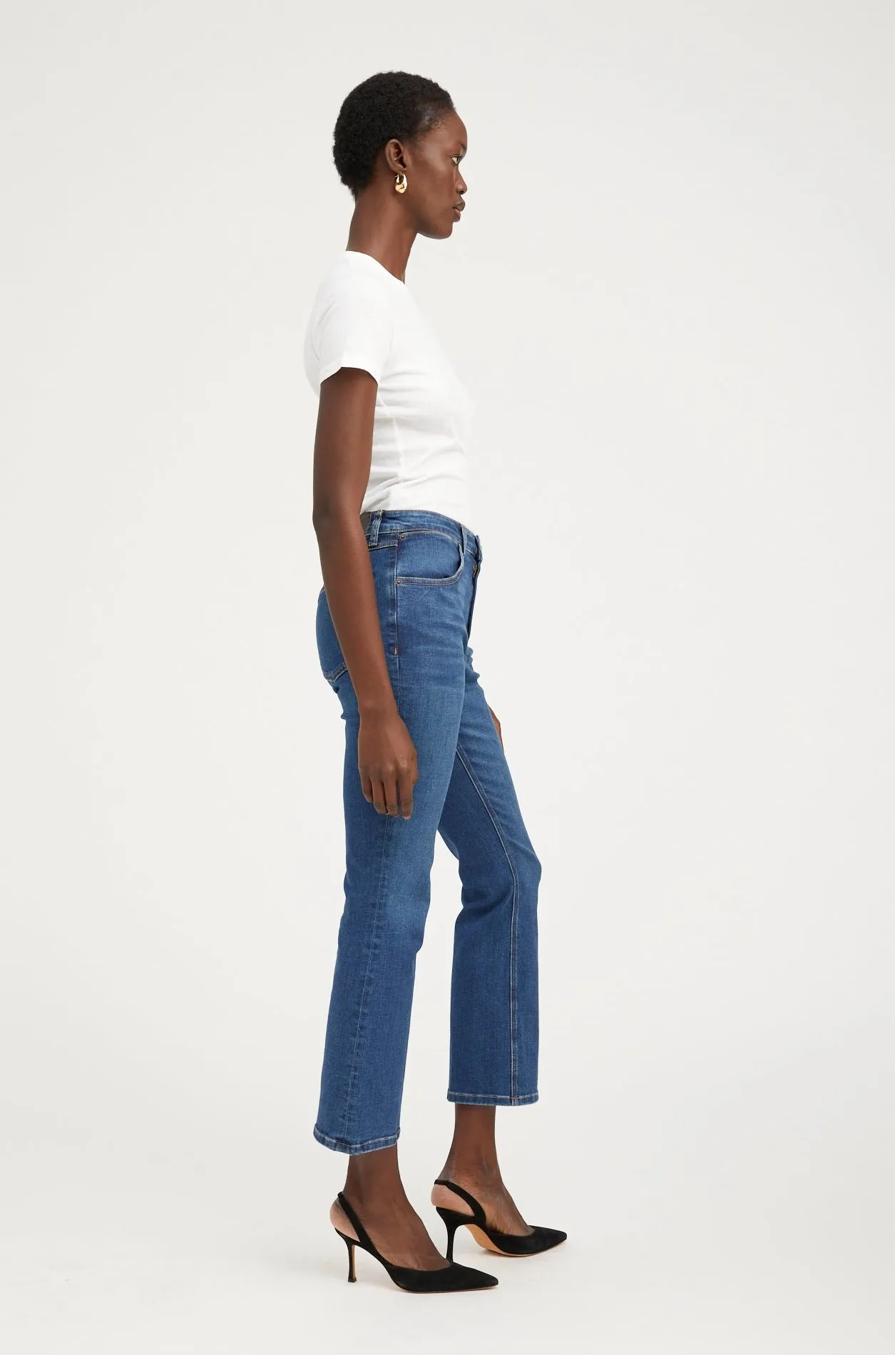 Gabrielle Ankle Flare Denim sold by SPRWMN product image thumbnail 2