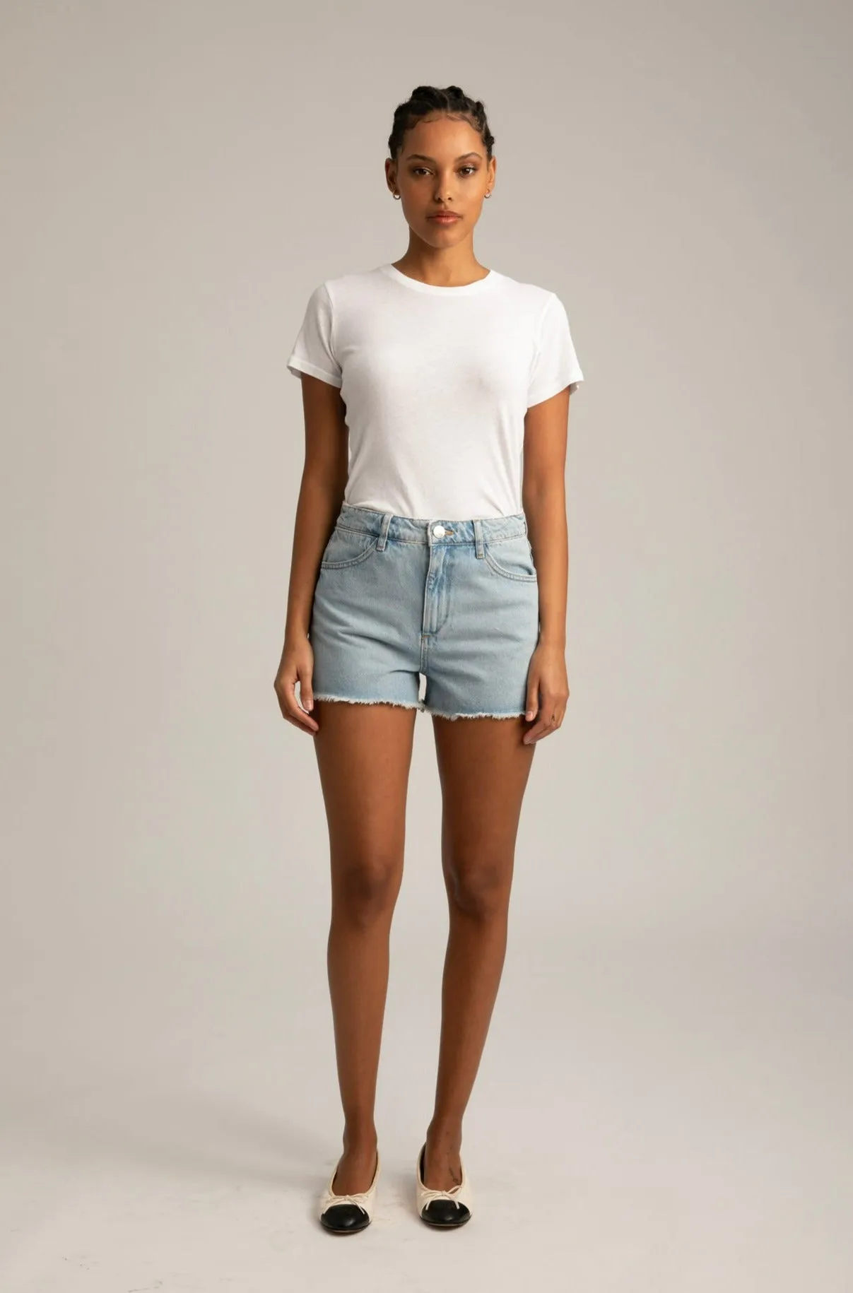 Cut Off Denim Short sold by SPRWMN