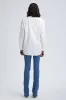 White Slim Fit Button Down With Pocket sold by SPRWMN