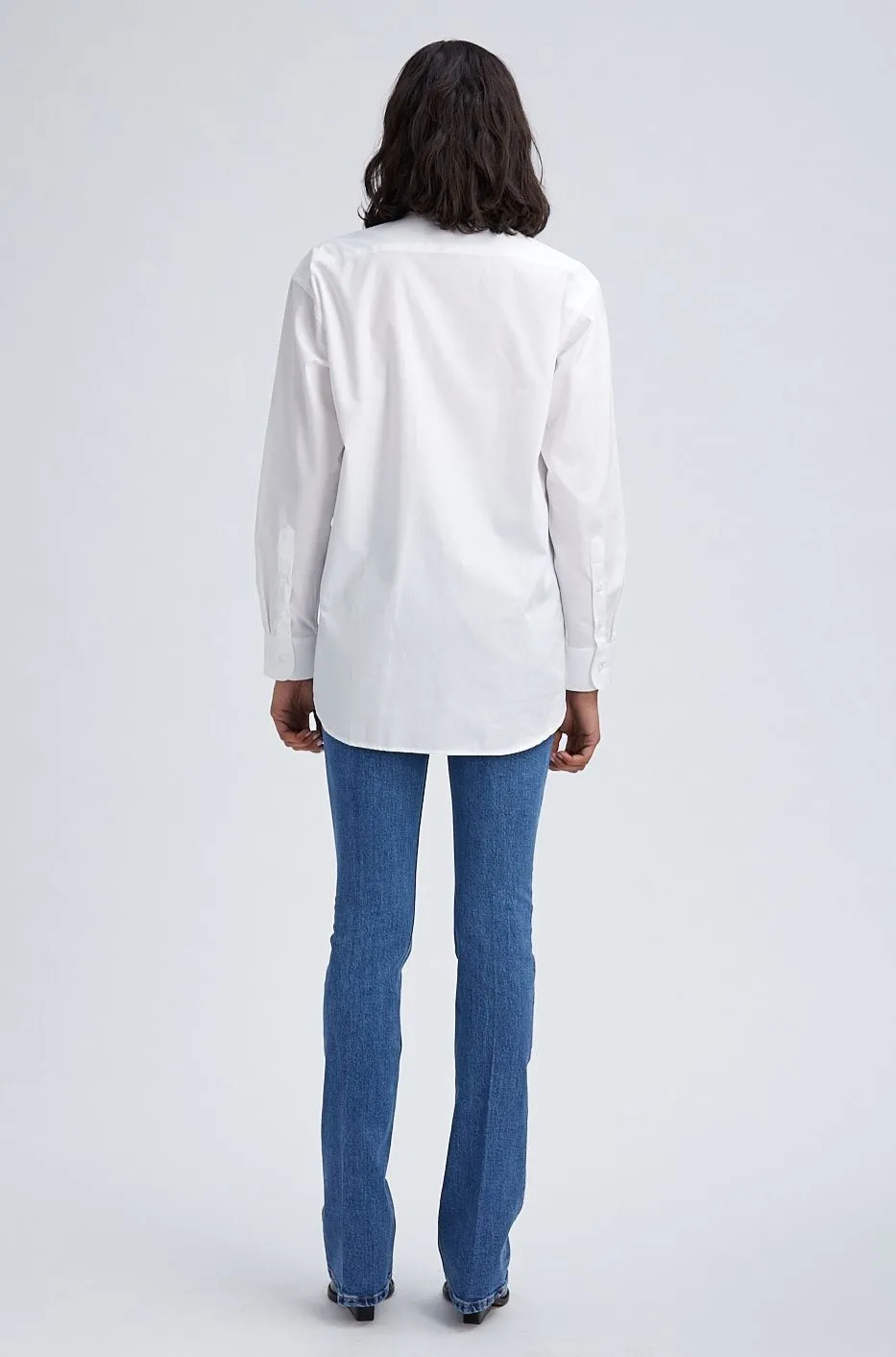 White Slim Fit Button Down With Pocket sold by SPRWMN product image thumbnail 3