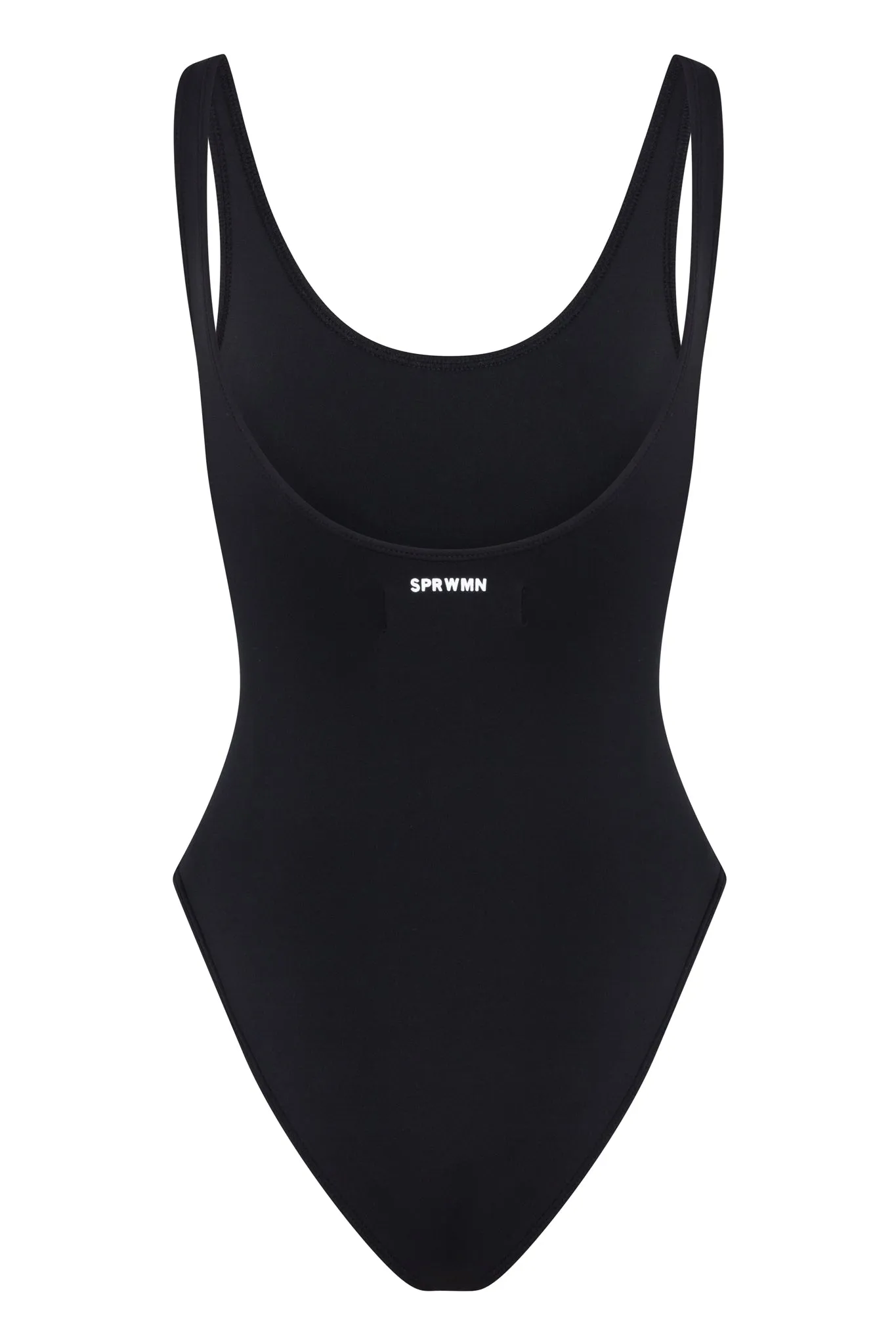 Black Tiny Logo One Piece Swimsuit sold by SPRWMN product image thumbnail 5