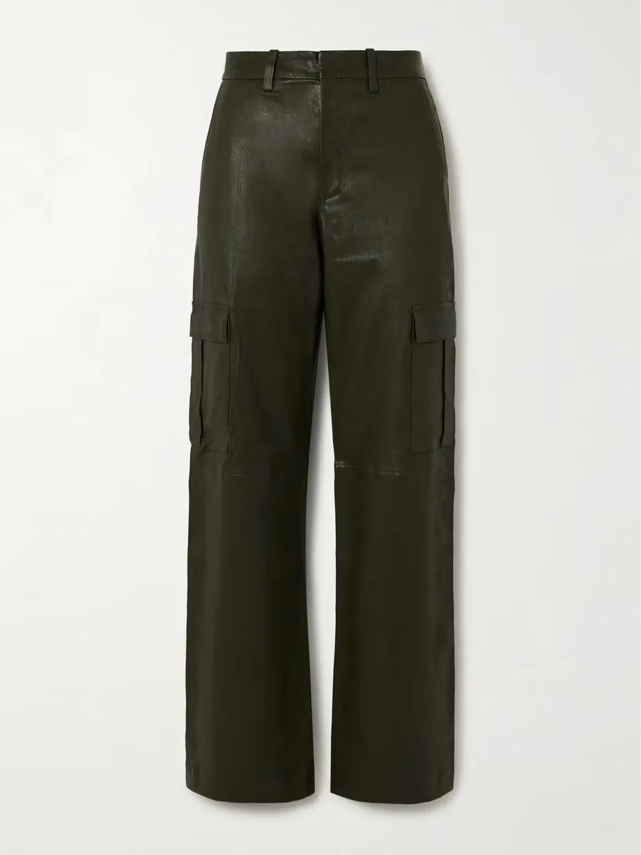 Cactus Leather Cargo Trousers sold by SPRWMN product image thumbnail 2