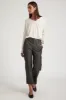 Cactus Leather Cropped Trousers sold by SPRWMN