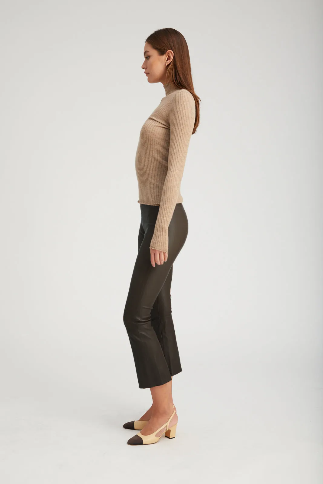 Cactus Leather Crop Flare sold by SPRWMN product image thumbnail 3