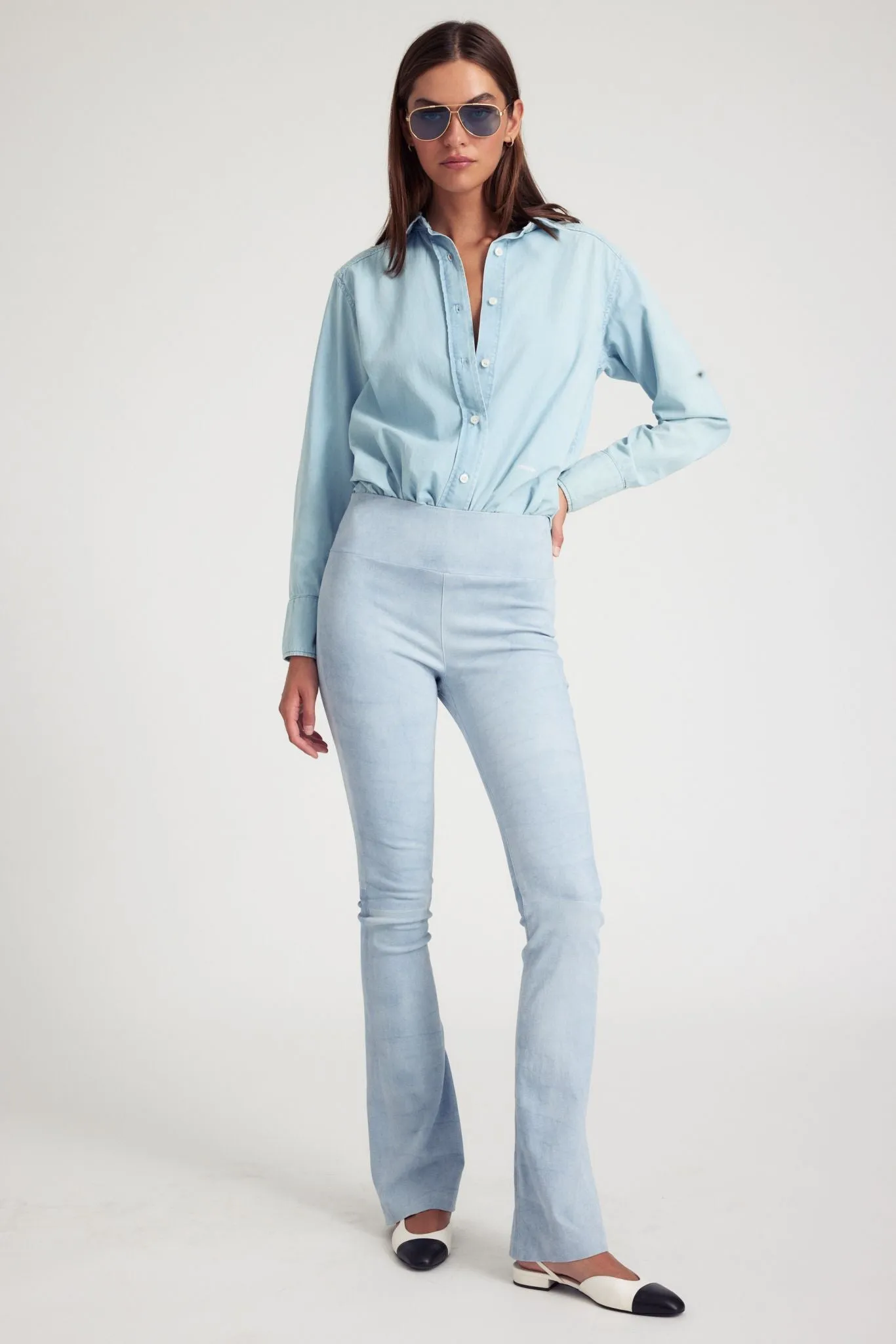 Sky Suede Micro Flare sold by SPRWMN product image thumbnail 2