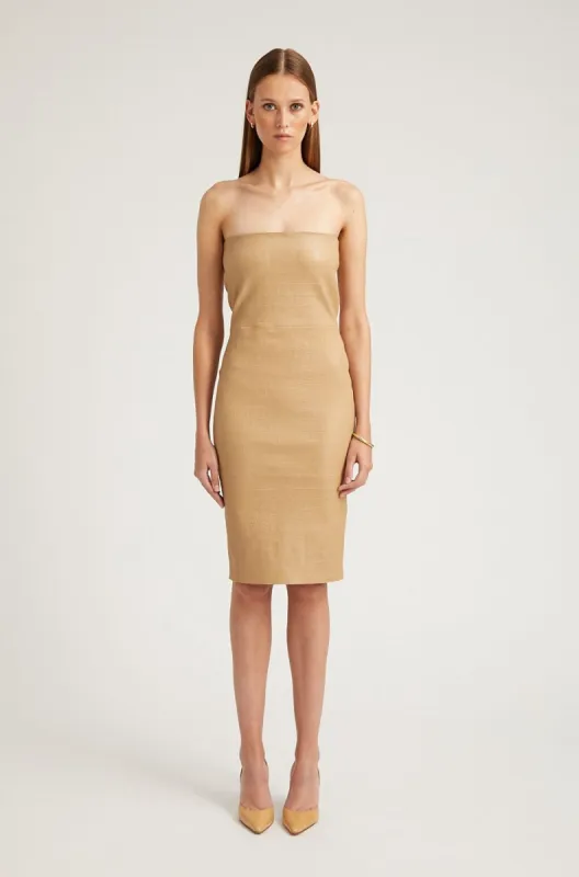 Sahara Embossed Leather Pencil Dress sold by SPRWMN
