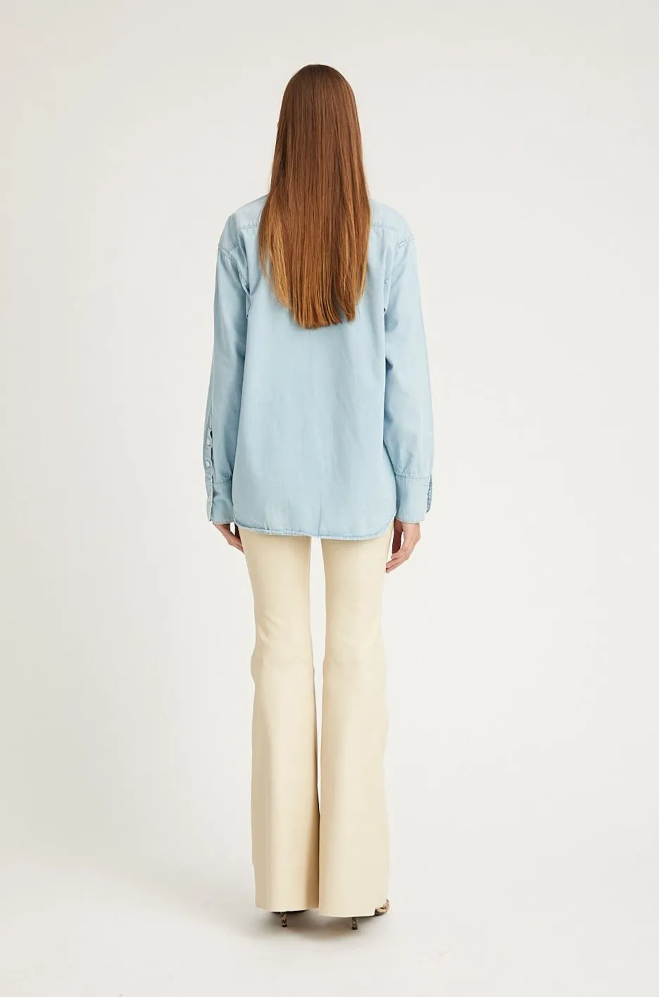 Alabaster Leather Ultra Flare sold by SPRWMN product image thumbnail 3