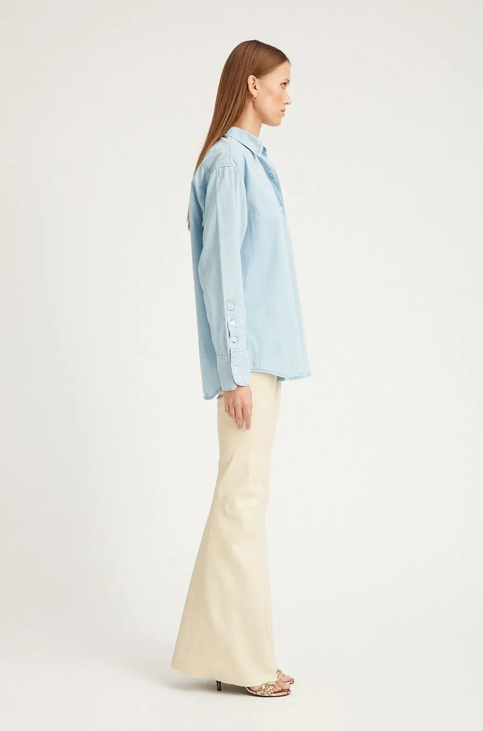 Alabaster Leather Ultra Flare sold by SPRWMN product image thumbnail 2