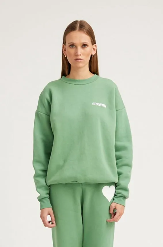 Evergreen Cotton Logo Sweatshirt sold by SPRWMN