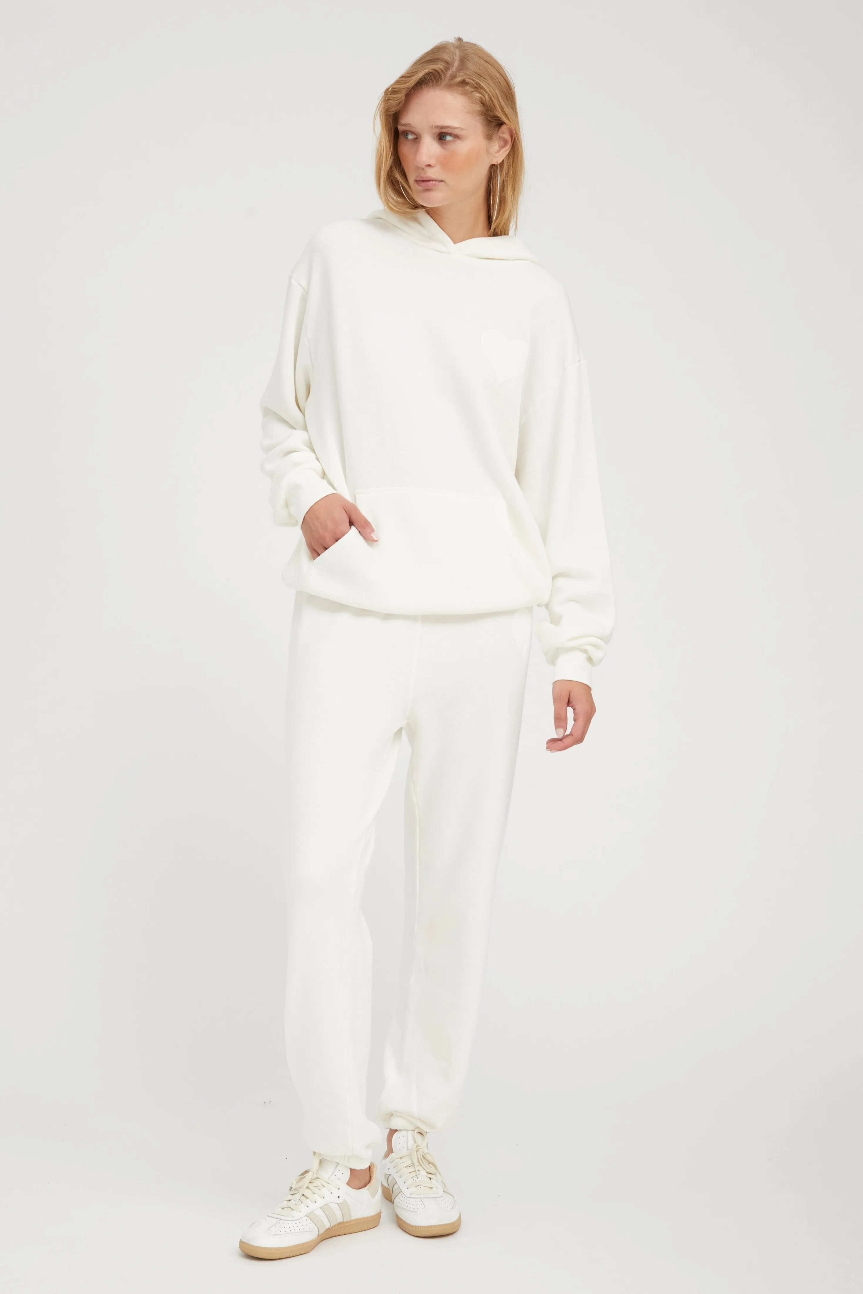 White Heart Hoodie sold by SPRWMN product image thumbnail 4