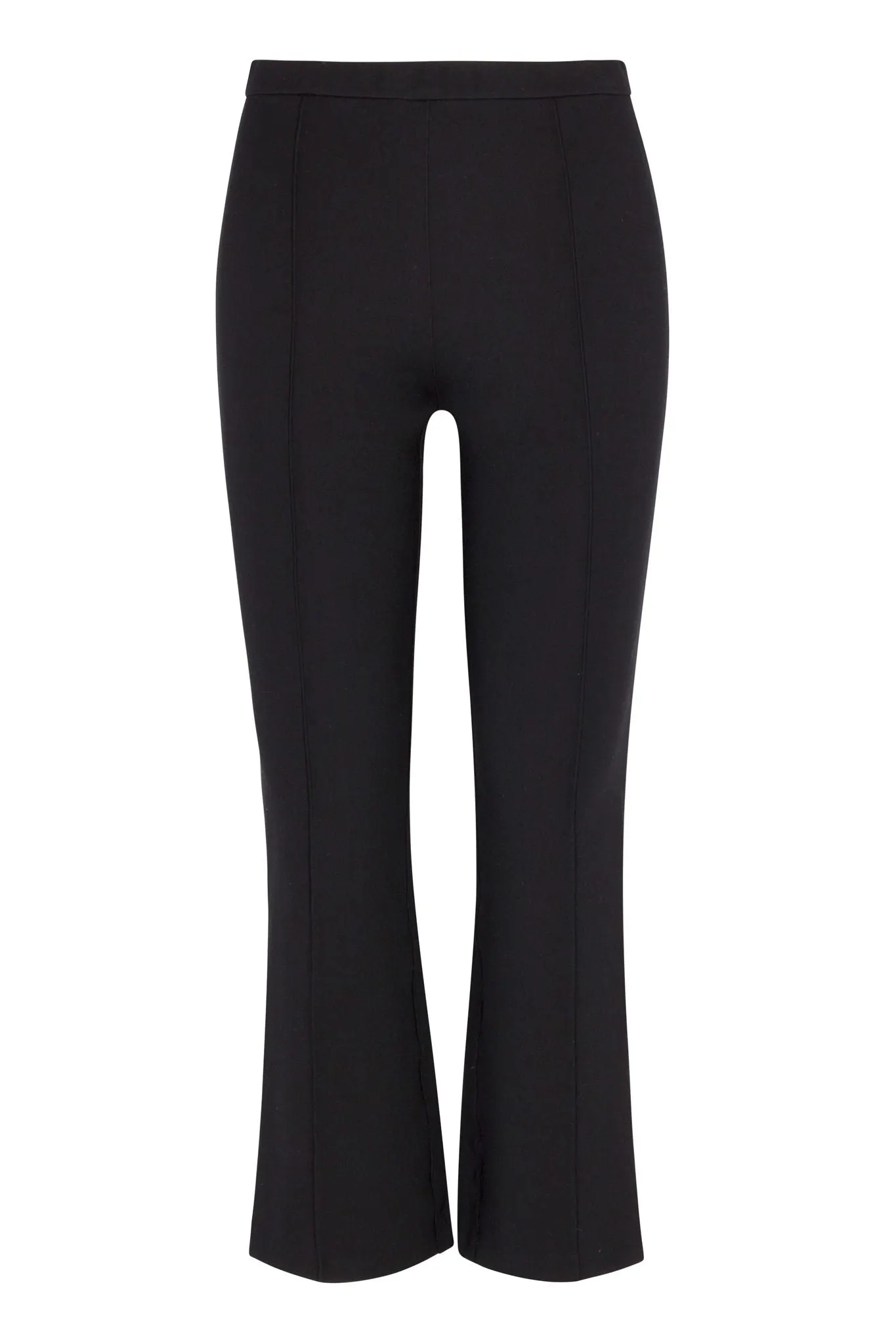 Black Casanova Ankle Flare Pintuck Pants sold by SPRWMN product image thumbnail 2