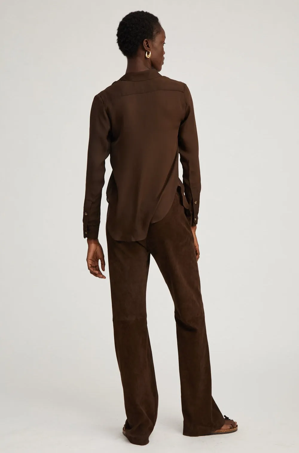 Americano Suede Straight Leg Pants sold by SPRWMN product image thumbnail 5