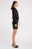 Black Silk Fitted Button Down sold by SPRWMN