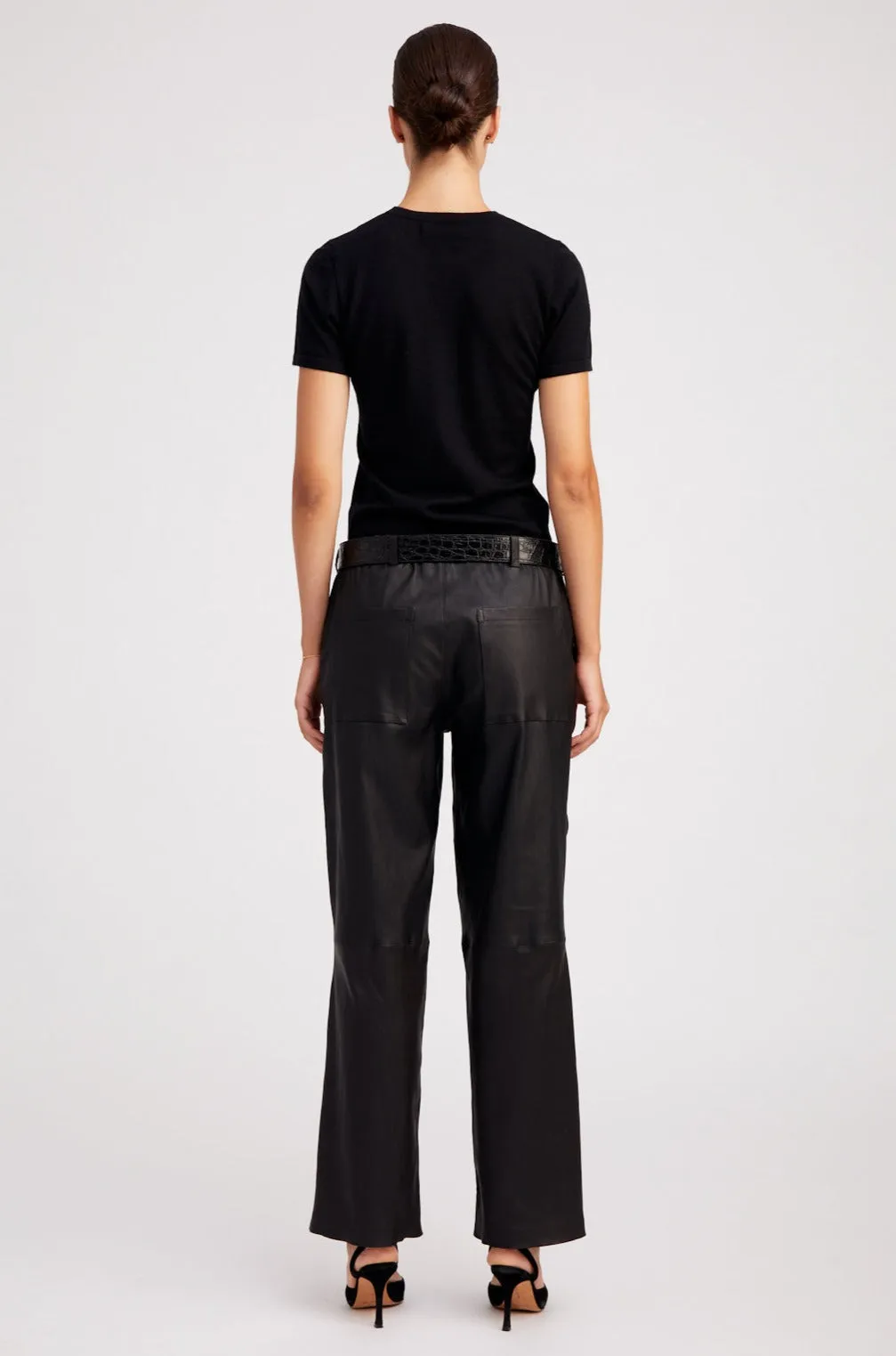 Leather Relaxed Trousers sold by SPRWMN product image thumbnail 4