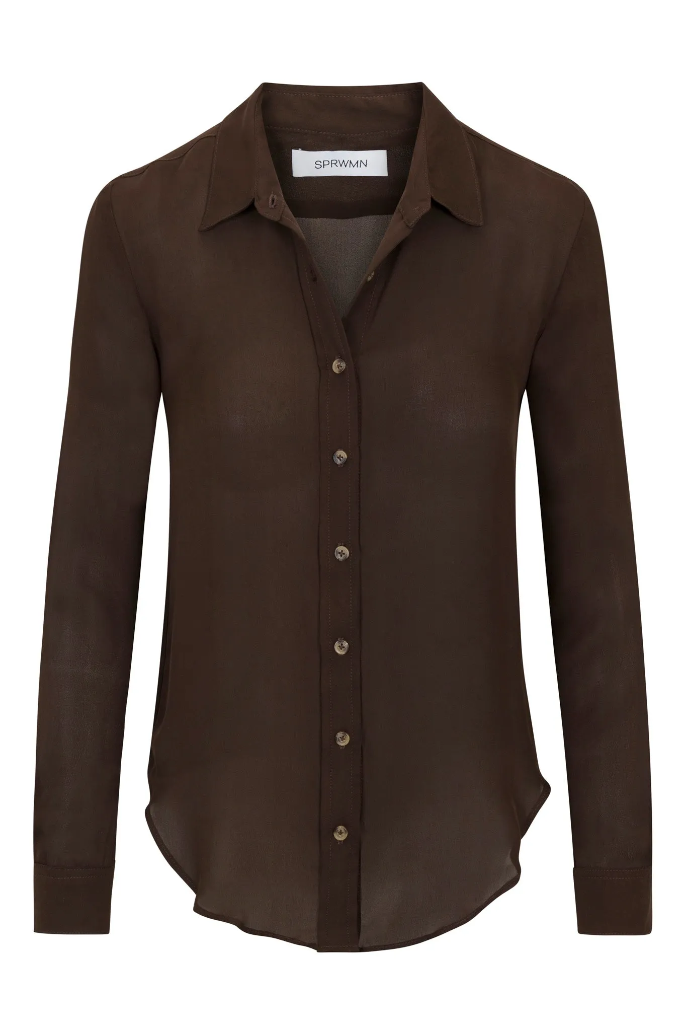 Americano Silk Fitted Button Down sold by SPRWMN product image thumbnail 2