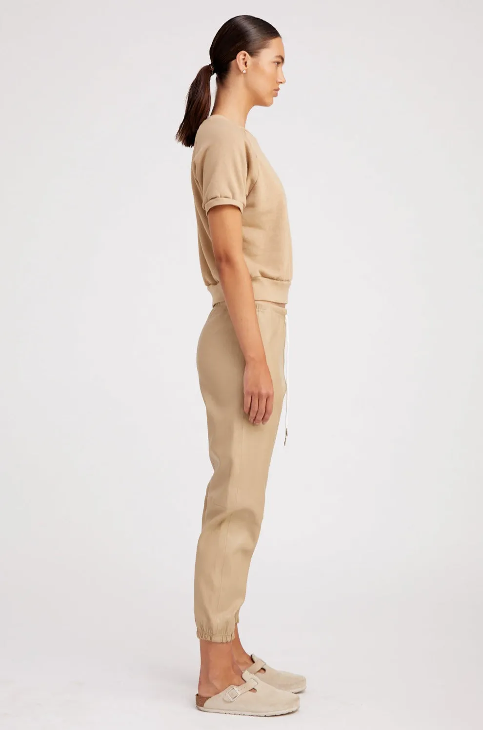 Travertine Leather Sweatpants sold by SPRWMN product image thumbnail 3