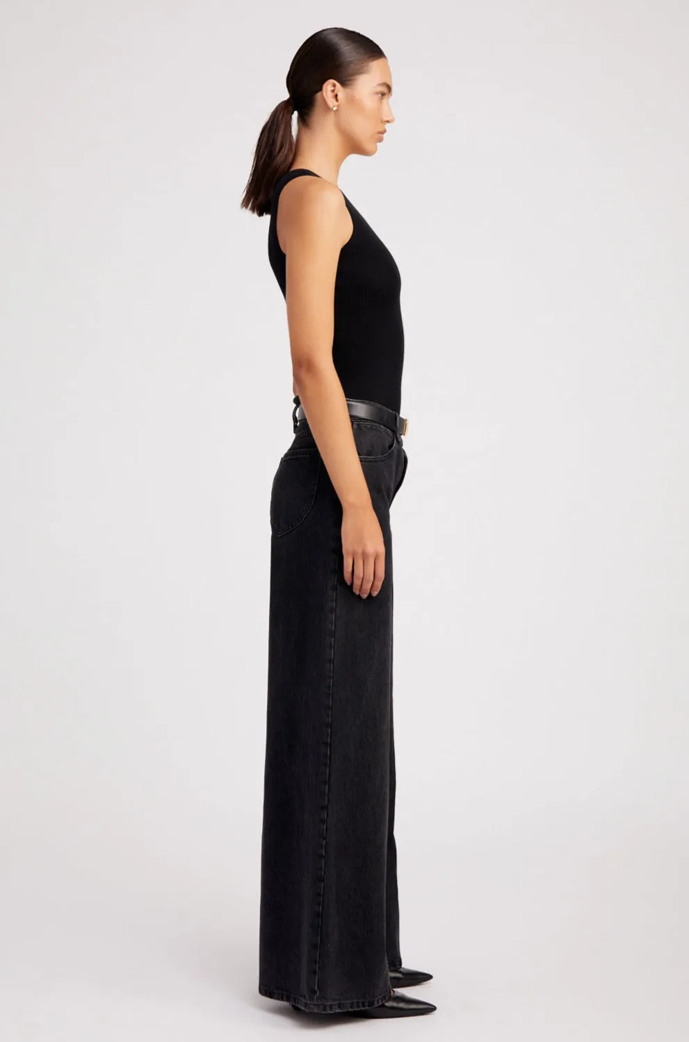 Jones Wide Leg Denim sold by SPRWMN product image thumbnail 4