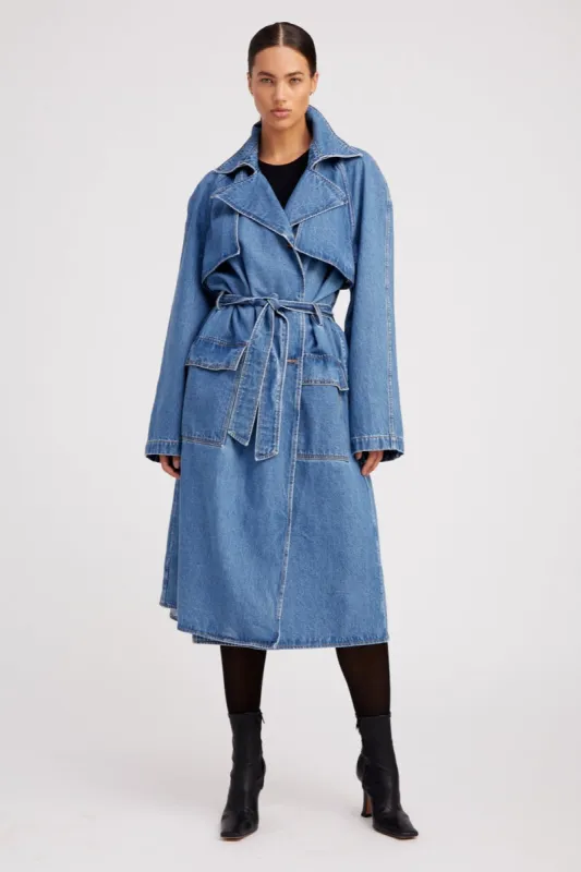 Coco Denim Trench sold by SPRWMN