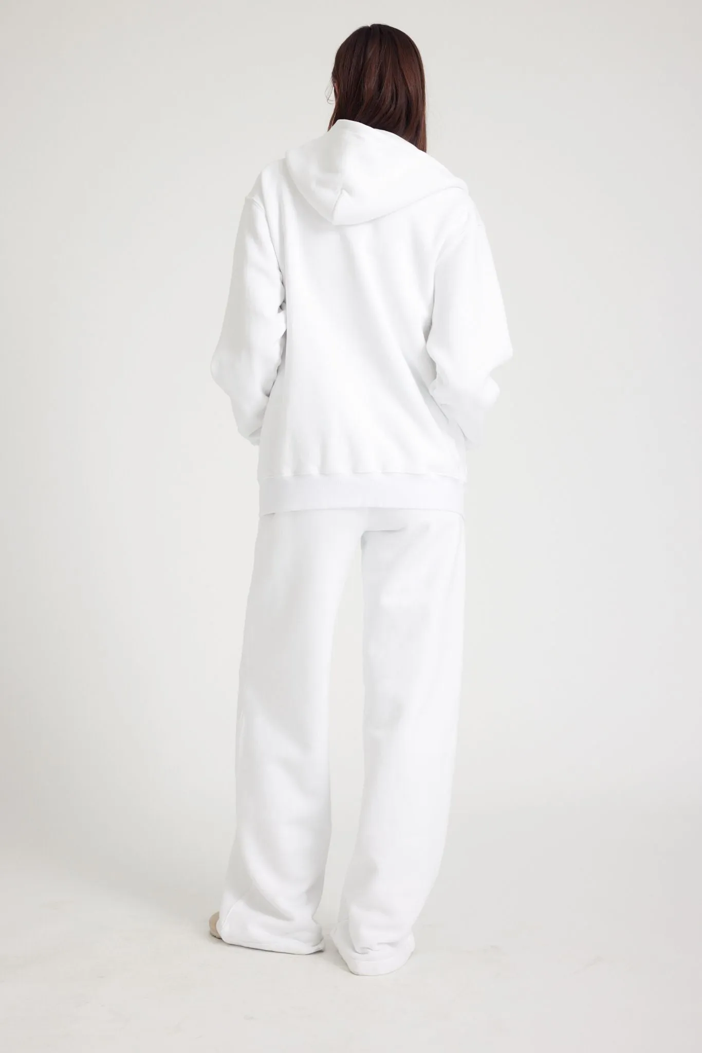 White Zip Up Hoodie sold by SPRWMN product image thumbnail 5