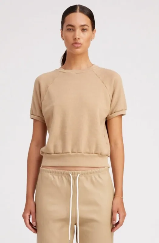 Khaki Raglan Sweatshirt sold by SPRWMN
