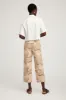 White Short Sleeve Cropped Button Down sold by SPRWMN