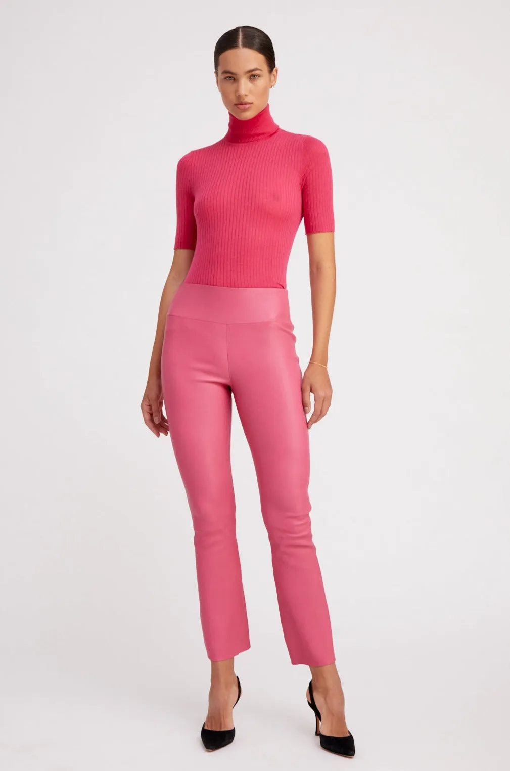 Hot Pink Cashmere Turtleneck sold by SPRWMN product image thumbnail 2